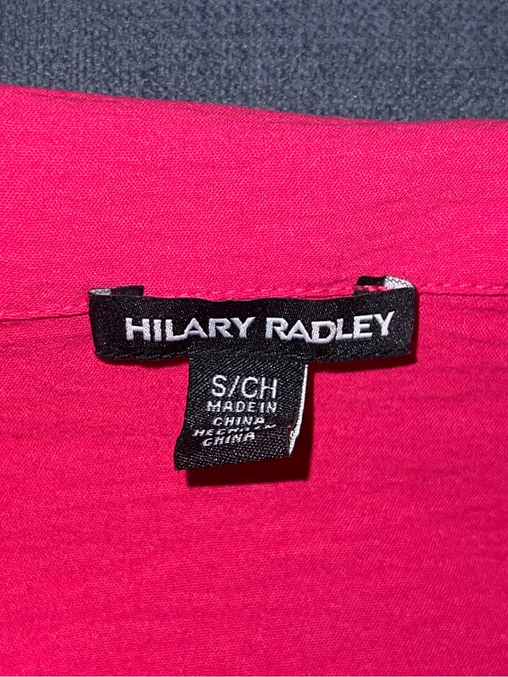 Hilary Radley Bright Pink Short Sleeve Tee